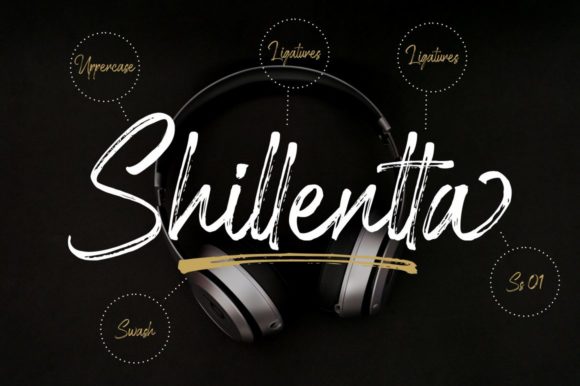 Shillentta Font PNG with transparent background - Preview 6