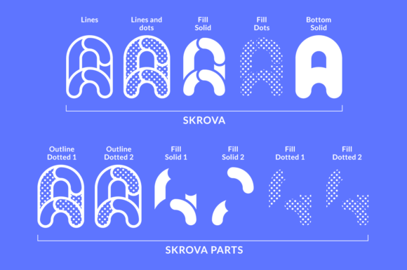 Skrova Font PNG with transparent background - Preview 1