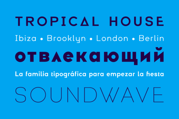 Electrónica Family Font - Preview 4