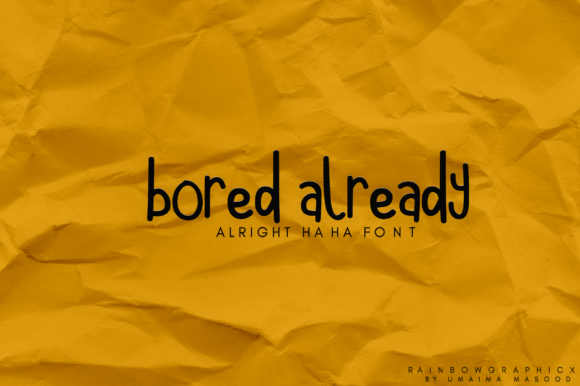 Alright Haha Font - Preview 1