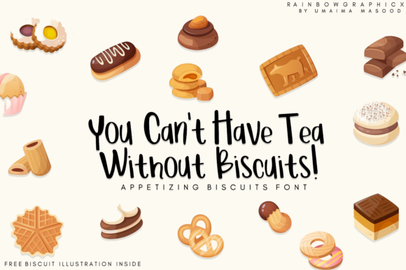 Appetizing Biscuits Font - Preview 1