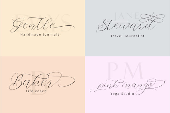 Article Script Font - Preview 1