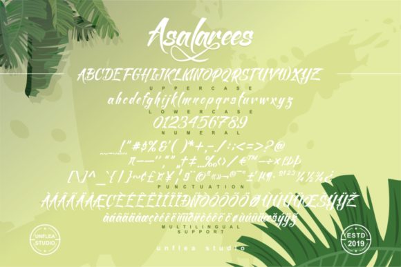 Asalarees Font - Preview 1