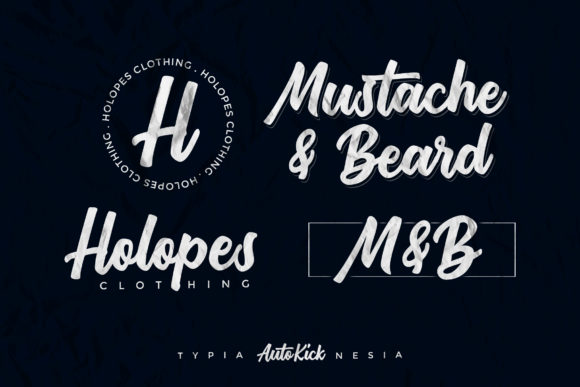 Auto Kick Font - Preview 2