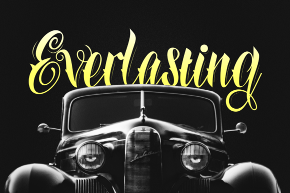 Azkanio Script Font - Preview 2