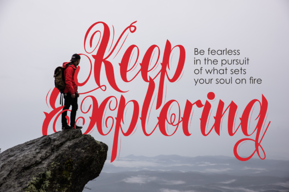 Azkanio Script Font - Preview 4