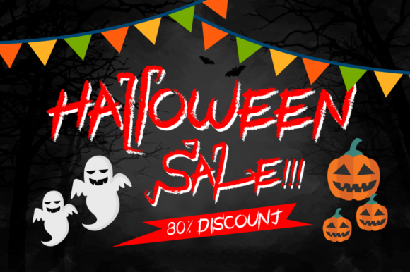 Black Halloween Font - Preview 4