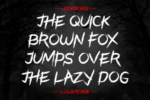 Black Halloween Font - Preview 5
