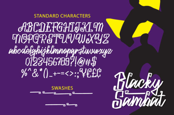Blacky Sambat Font - Preview 5