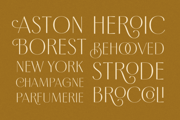 Borest Font - Preview 4