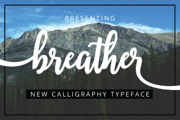 Breather Script & Handwritten Font By Musafir LAB