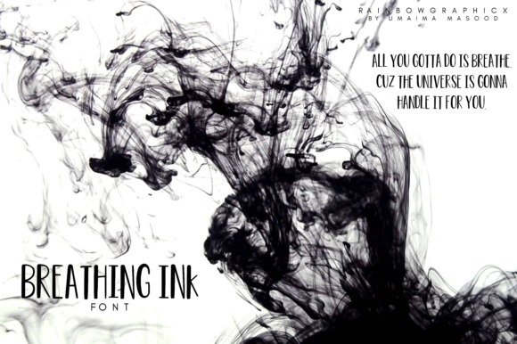 Breathing Ink Font - Preview 2