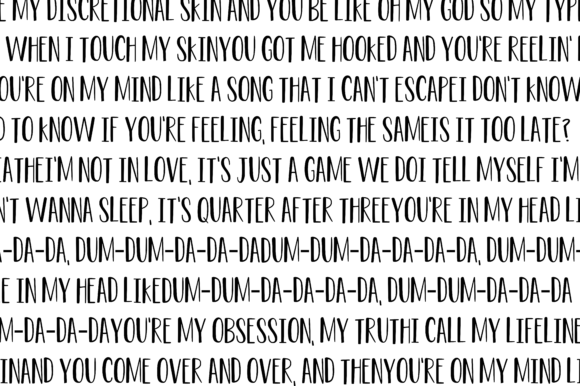 Breathing Ink Font - Preview 3