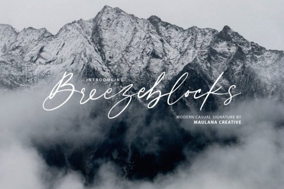 Breezeblocks Font - Preview 1