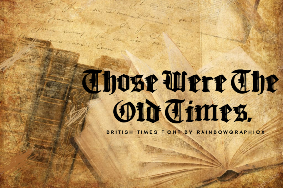 British Times Font - Preview 1