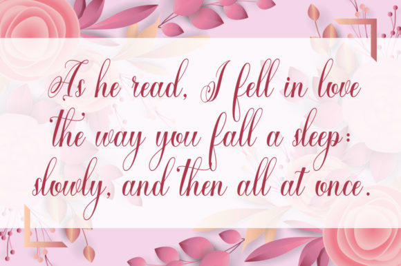 Brittalia Script Font - Preview 4