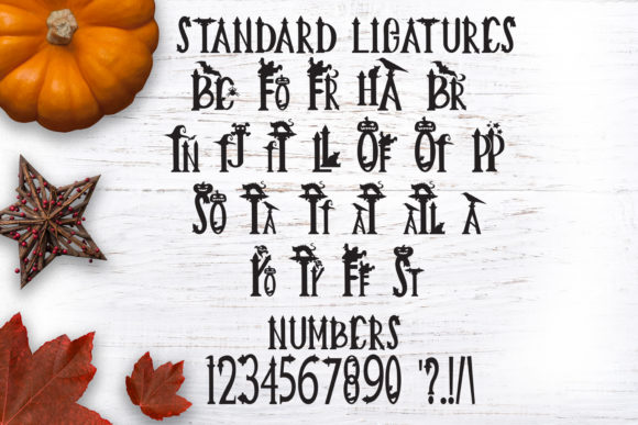 Creepy Halloween Witches Font - Preview 3
