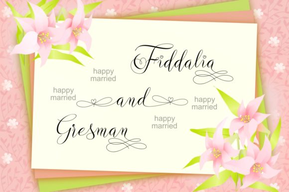 Delliavirra Font PNG with transparent background - Preview 2