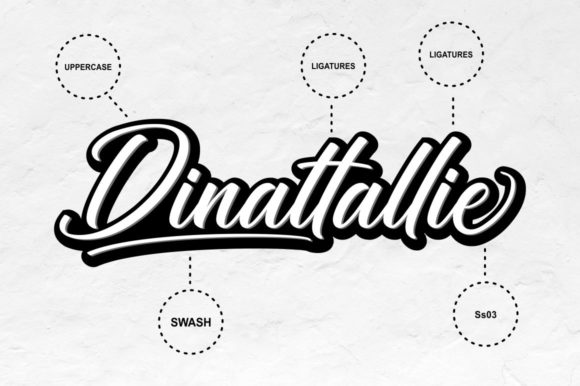 Dinattallie Font - Preview 5