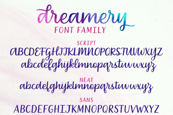 Dreamery Family Font - Preview 1