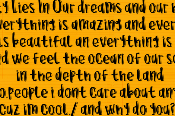 Finding My Soul Font - Preview 1
