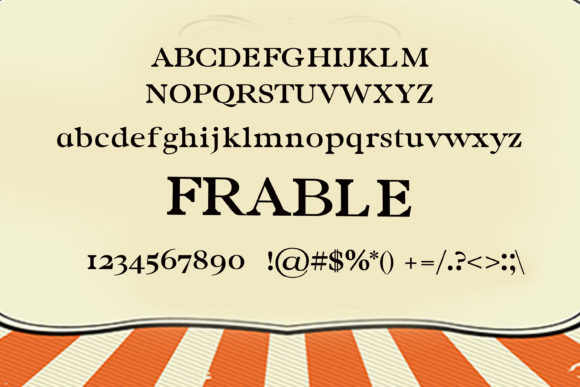 Frable Font - Preview 1