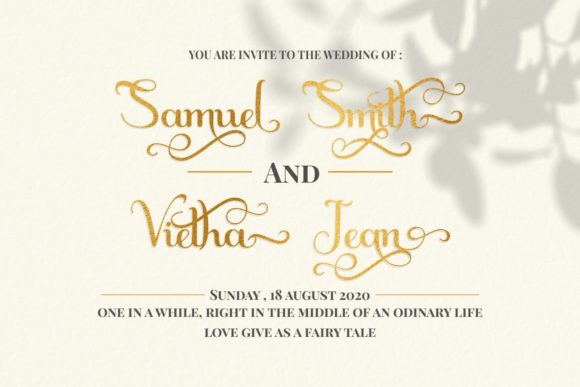 Marceila Font PNG with transparent background - Preview 2