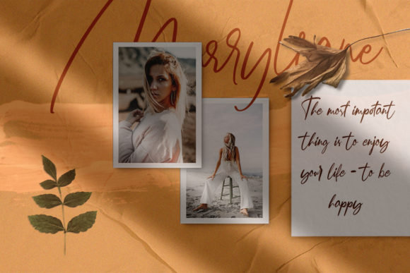 Marryliane Font PNG with transparent background - Preview 1