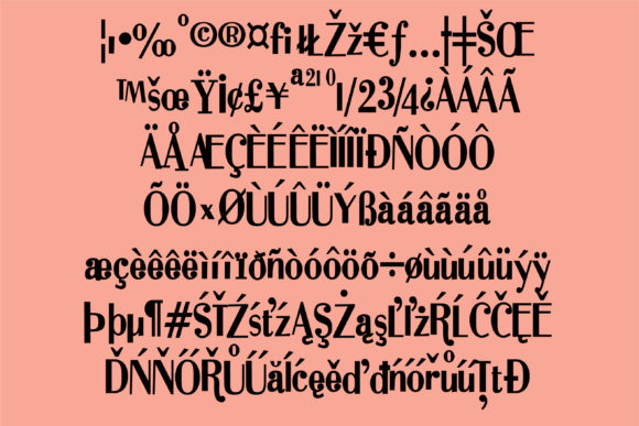Melodramatic Font PNG with transparent background - Preview 2