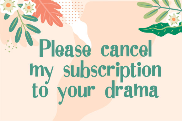 Melodramatic Font PNG with transparent background - Preview 4