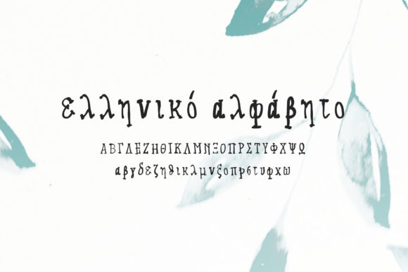 Miron Font PNG with transparent background - Preview 2