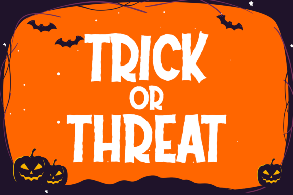 Mister Pumpkins Rough Font PNG with transparent background - Preview 2