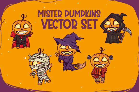 Mister Pumpkins Font PNG with transparent background - Preview 3
