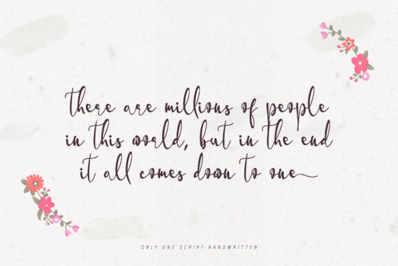 Onlyone Font PNG with transparent background - Preview 1