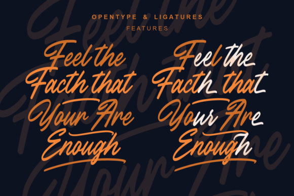 Outlander Brush Script Font PNG with transparent background - Preview 2