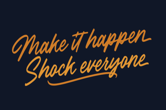 Outlander Brush Script Font PNG with transparent background - Preview 3