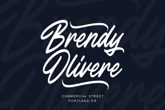 Outlander Brush Script Font PNG with transparent background - Preview 4