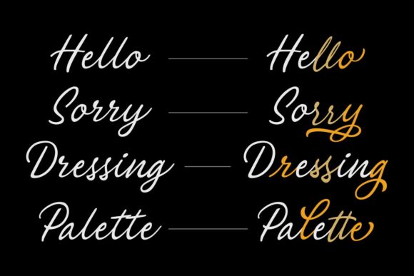 Philomena Font PNG with transparent background - Preview 4