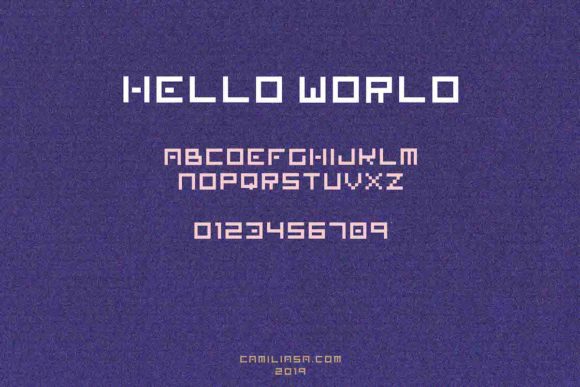 Pixela Font PNG with transparent background - Preview 1