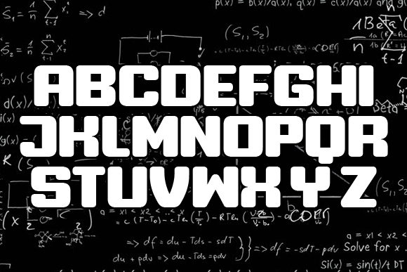 Professor Font PNG with transparent background - Preview 4