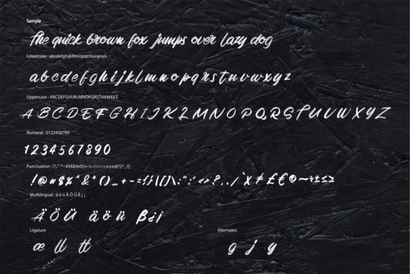 Regad Font PNG with transparent background - Preview 5