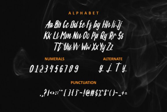 Silver Rayleigh Font PNG with transparent background - Preview 1