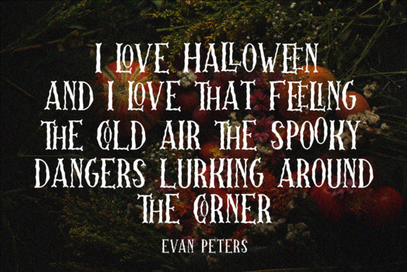 Skellington Hollow Font PNG with transparent background - Preview 1