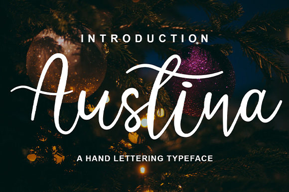 Austina Font - Preview 1