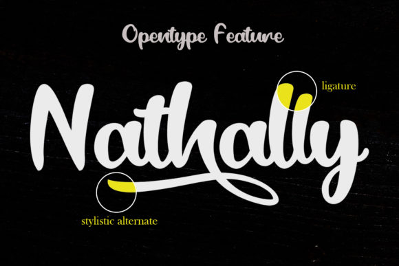 Black Catty Script Font - Preview 1