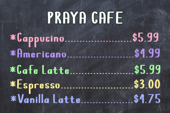 Caffe Lattey Font - Preview 1