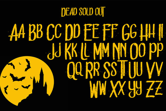 Dead Sold Font - Preview 2