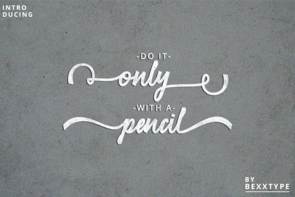 Restyla Script Font PNG with transparent background - Preview 2