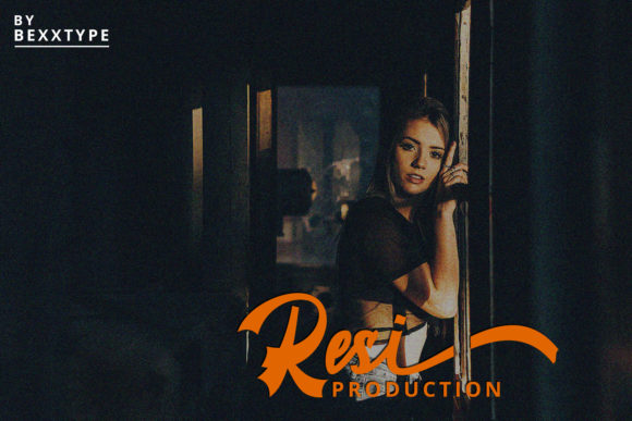 Restyla Script Font PNG with transparent background - Preview 4
