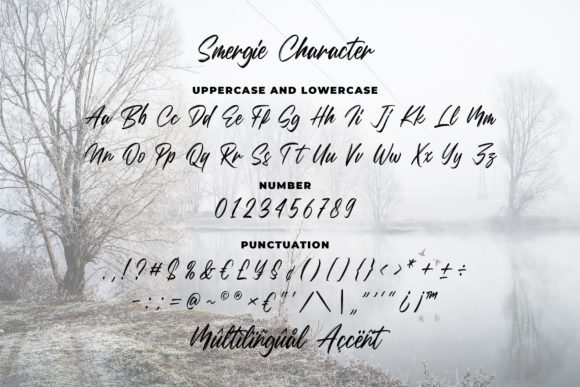 Smergie Font PNG with transparent background - Preview 3